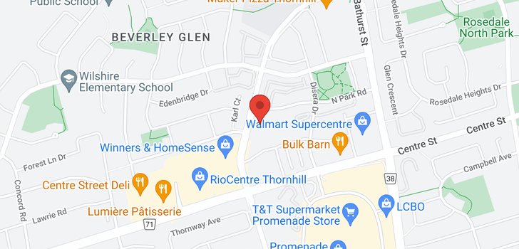 map of #1111 -85 NORTH PARK RD